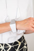 Modern bangle Molly - metallic